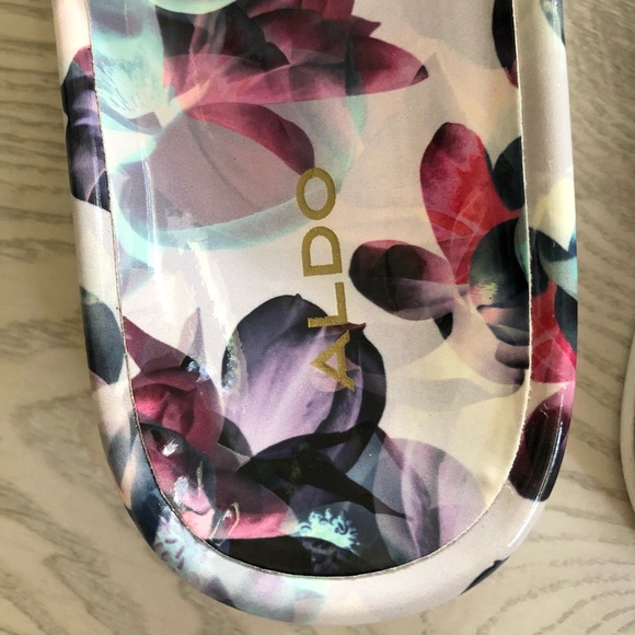 New Aldo Mirelacia Slide Sandals Floral print - Picture 6 of 16
